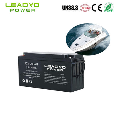 再充電可能なIP66リチウム イオン スマートなAppが付いている海洋電池12V 200Ah LiFePO4深い周期電池