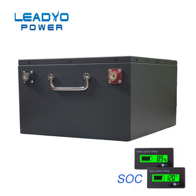 48V 100Ah LiFePO4 ゴルフカート バッテリー 300A/10s ピーク電流 オーバー電流保護