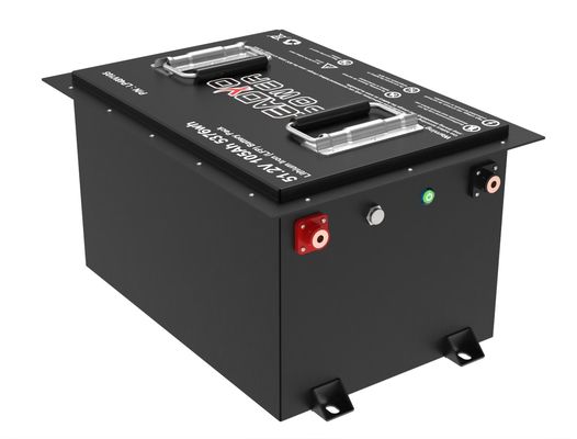 LiFePO4 ゴルフカート 48V 51.2V 105Ah リチウム鉄 LFP バッテリー LCD LEDディスプレイ / 充電器