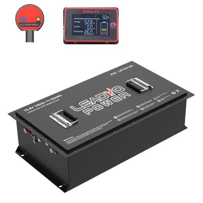 リチウム 72V 150Ah ゴルフカート バッテリー LiFePO4 ゴルフバギー バッテリー パック ブルूटゥース LCD CANBUS