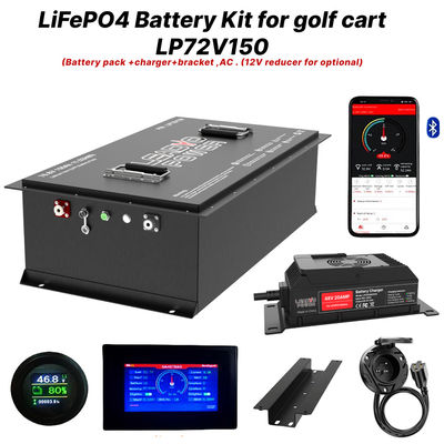 購入 72V 150Ah 76.8V LiFePO4 ゴルフカート バッテリー変換キット 5年保証 オンライン製造