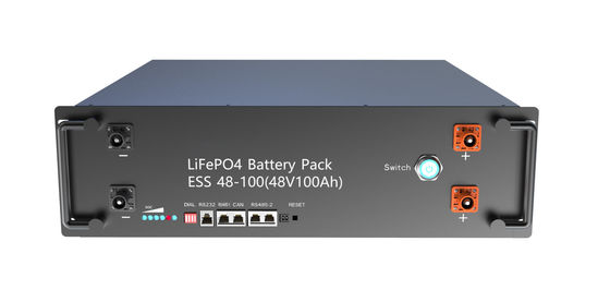 太陽系のためのマイクロ ビジョン 48V 50Ah ラックマウント テレコム Lifepo4 バッテリ パック 2.5Kw