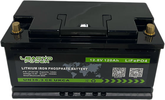 太陽RVのキャラバンのmotorhomeシステムのための12V 120Ah LiFePO4のリチウム イオン電池を熱している自己