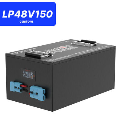 48V 150Ah 51.2V LiFePO4 ゴルフカート バッテリー, 250A BMS, 4000+ サイクル リチウム バッテリー, 最大 12.8kW パワー